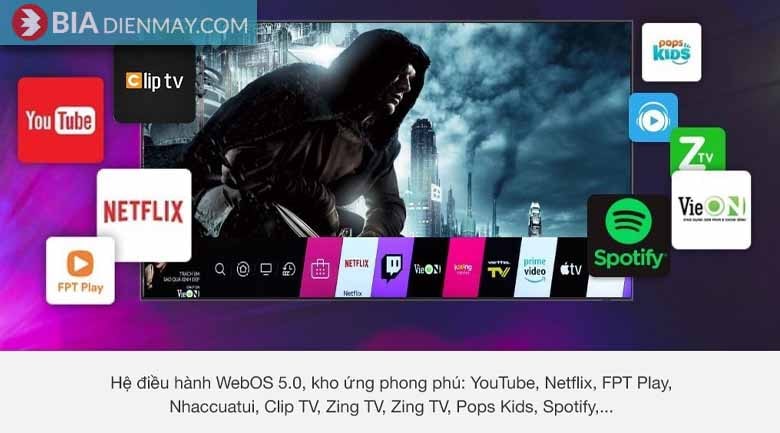 Tivi OLED LG 55 inch OLED55GXPTA - Hệ điều hành WebOS 5.0