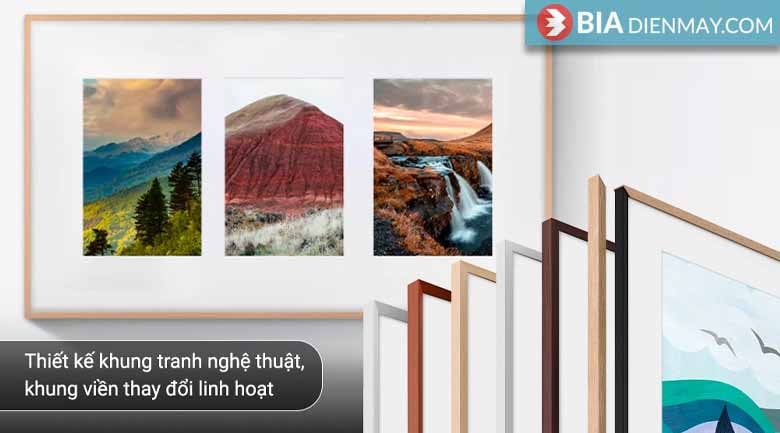Smart Tivi The Frame QLED Samsung 4K 55 inch QA55LS03B - Model 2022