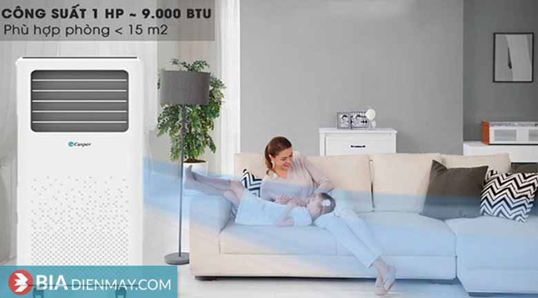 Điều hòa di động Casper 9000BTU PC-09TL33 - Công suất làm lạnh