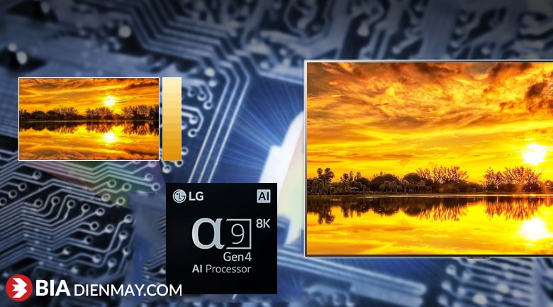 Tivi LG 88 inch 88Z1PTA - bộ xử lý hình ảnh rõ nét