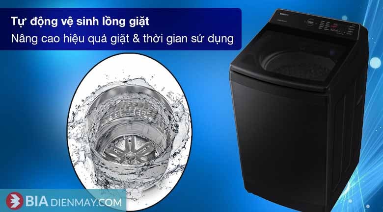 Máy giặt Samsung WA12CG5745BVSV - Tính năng tiện ích