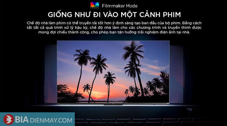 Google Tivi Coocaa 4K 50 inch 50Y72 - chế độ làm phim