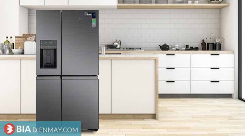 Tủ lạnh Electrolux inverter 609 Lít EQE6879A-B 4 cánh - Thiết kế