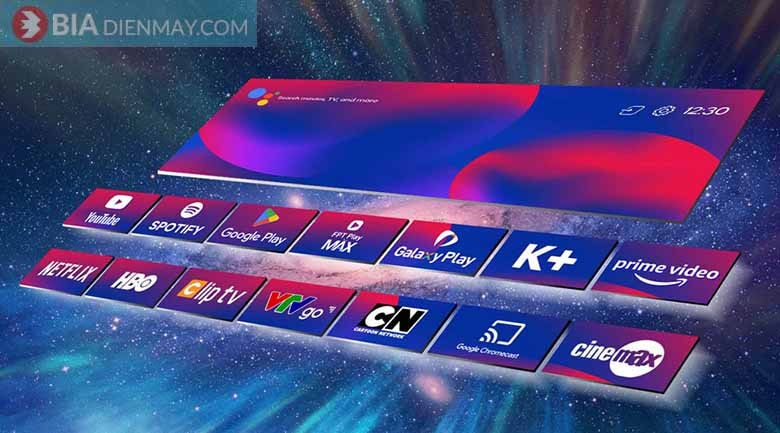 Smart Android tivi Casper 4K 55 inch 55UGA610 mới năm 2022 hệ điều hành android 11