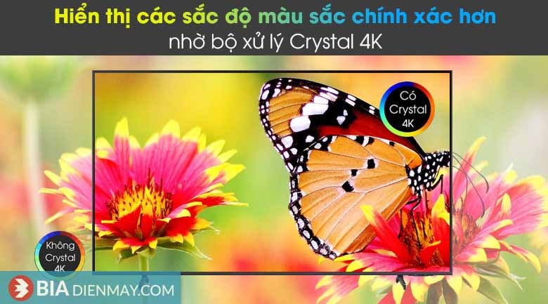 Smart Tivi Samsung 4K 55 inch UA55AU8100 - Model 2021