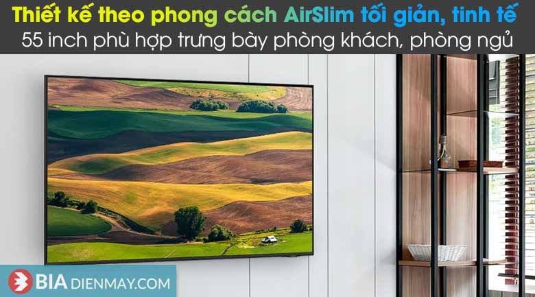 Smart Tivi Samsung 4K 55 inch UA55AU8100 - Model 2021