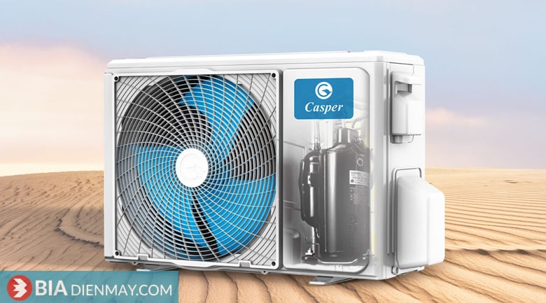 Điều hòa Casper inverter 12000 BTU 1 chiều TC-12IS36 - dàn nóng bền bỉ