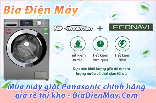 Mua máy giặt Panasonic chính hãng, giá rẻ tại kho không lo về giá - tiết kiệm điện nước - hỗ trợ và miễn phí lắp đặt