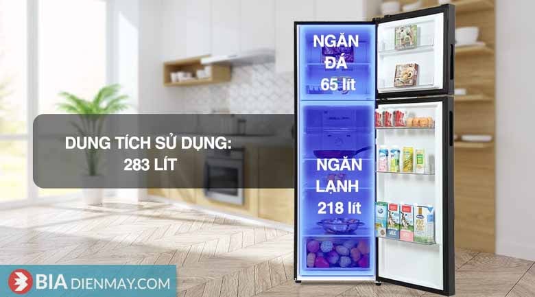 Tủ lạnh Aqua Inverter 283 lít AQR-T299FA(FB) - Chính hãng