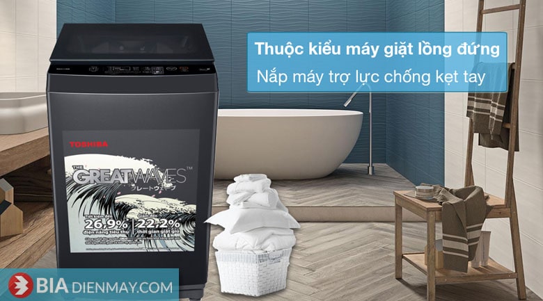 Máy giặt Toshiba inverter 10 kg AW-DM1100JV(MK) - Thiết kế