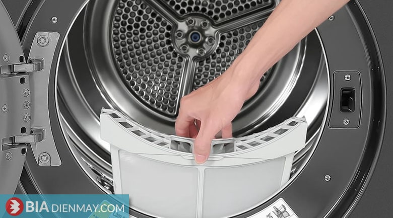 Máy sấy bơm nhiệt LG inverter 10.5 kg DVHP50P - tự vệ sinh lồng giặt