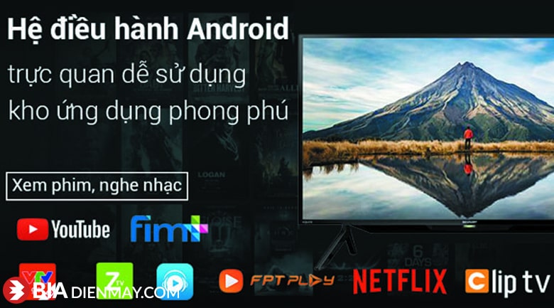 Smart Tivi Sharp 2T-C42BG1X 42 inch Full HD