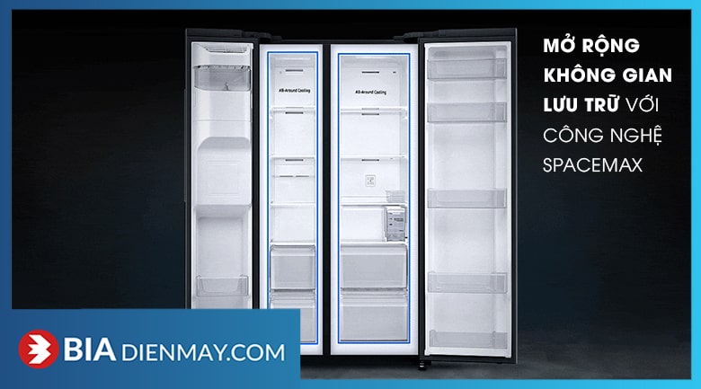 Tủ lạnh Samsung inverter 635 lít RS64R5301B4/SV - công nghệ mở rộng tủ