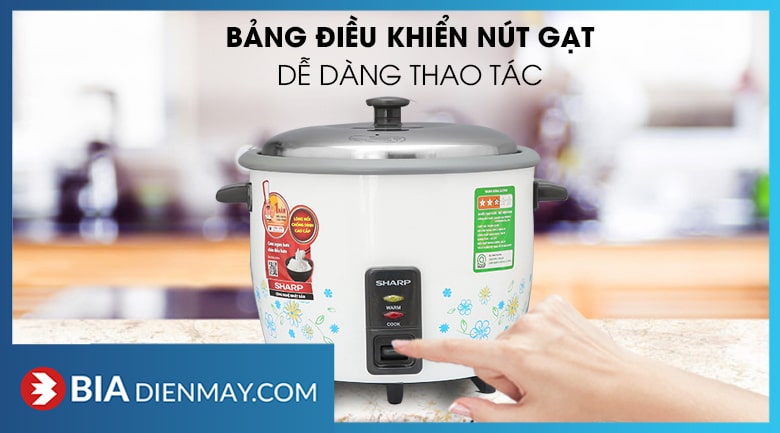 Nồi cơm nắp rời Sharp KSH-218SNV-SF 1.8 lít