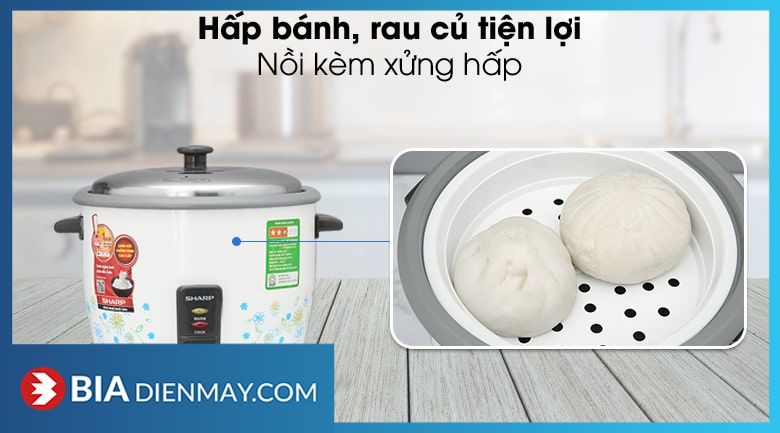 Nồi cơm nắp rời Sharp KSH-218SNV-SF 1.8 lít