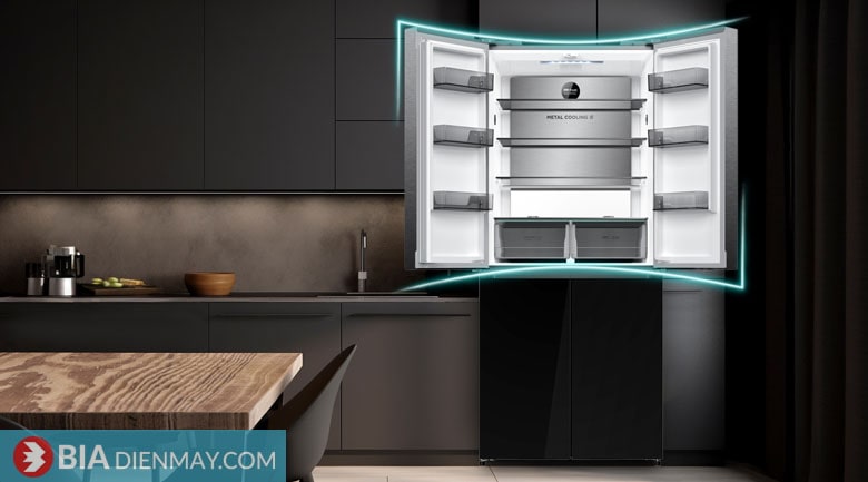 Tủ lạnh Casper inverter 425 lít RM-430VDM - góc nhìn rộng mở