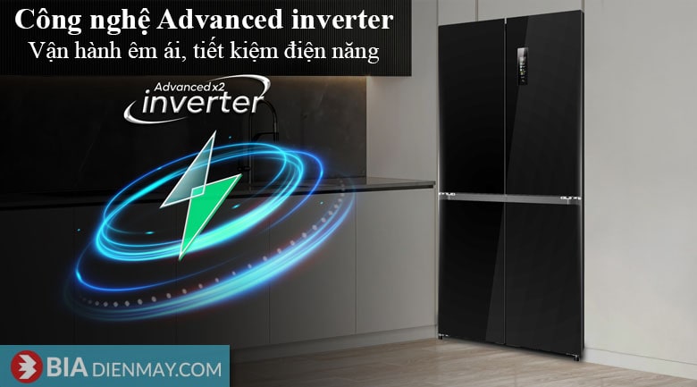 Tủ lạnh Casper inverter 425 lít RM-430VDM - công nghệ tiết kiệm điện