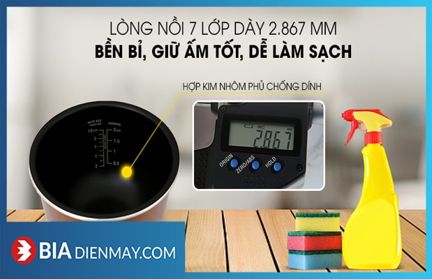 Nồi cơm cao tần Sharp KS-IH191V-RD 1.8 lít