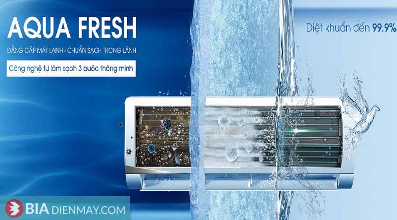 Điều hòa Aqua 18000BTU AQA-KCRV18TK - Tự làm sạch Aqua Fresh
