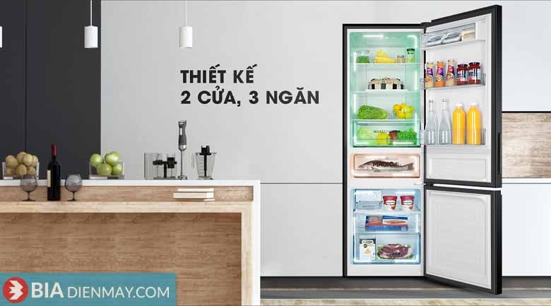 Tủ lạnh Aqua inverter 324 lít AQR-B388MA(FB) - Chính hãng