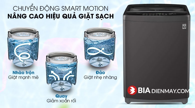Máy giặt LG inverter 11.5 kg T2351VSAB - công nghệ Smart Motion 3