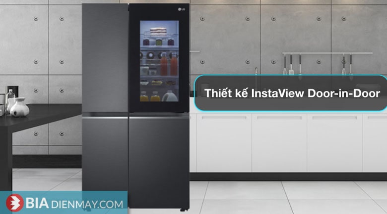 Tủ lạnh LG Inverter 655 lít GR-Q257MC - Thiết kế