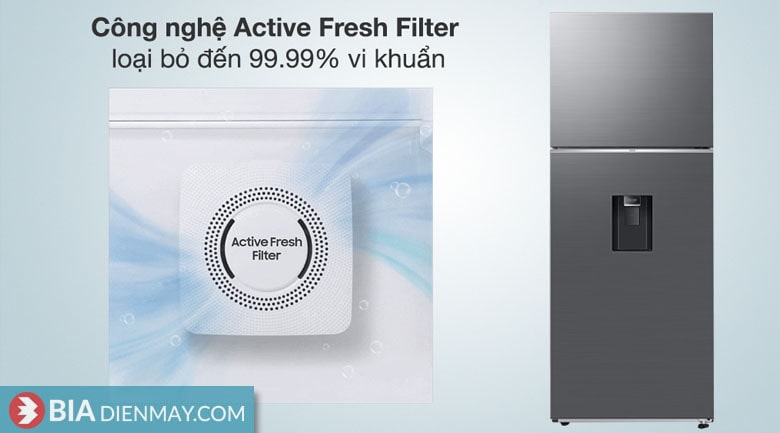 Tủ lạnh Samsung inverter 406 lít RT42CG6584S9SV - hệ thống diệt khuẩn, khử mùi
