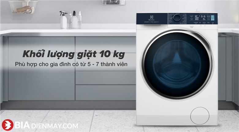 Máy giặt Electrolux inverter 10 kg EWF1042Q7WB - khối lượng giặt