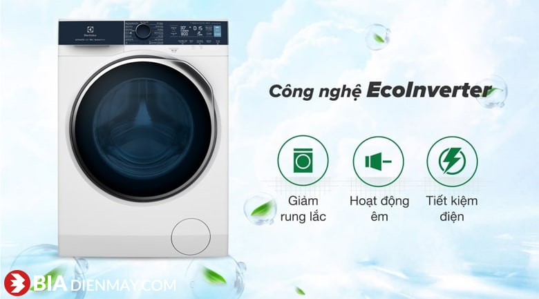 Máy giặt Electrolux inverter 10 kg EWF1042Q7WB - công nghệ inverter tiết kiệm điện