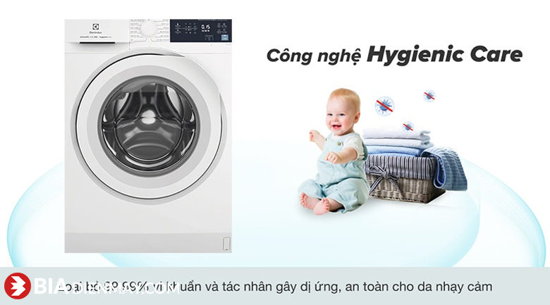 Máy giặt Electrolux inverter 8kg EWF8024D3WB - giặt hơi nước
