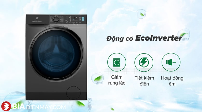 Máy giặt Electrolux inverter 8 kg EWF8024P5SB - công nghệ inverter tiết kiệm điện