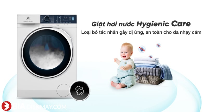 Máy giặt Electrolux inverter 9 kg EWF9024P5WB - Giặt hơi nước