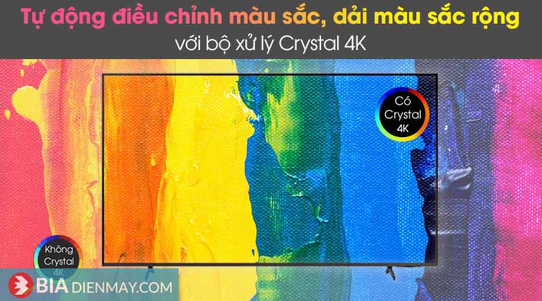 Smart Tivi Samsung 65 inch 4K UA65AU8100 - Model 2021 