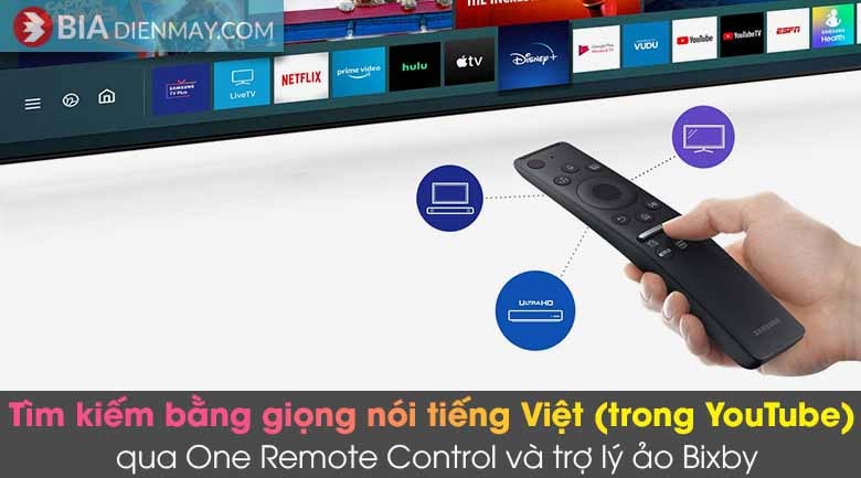 Smart Tivi Samsung 65 inch 4K UA65AU8100 - Model 2021 