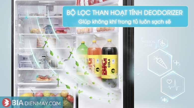 Tủ lạnh Samsung inverter 360 lít RT35K5982DX/SV - Chính hãng