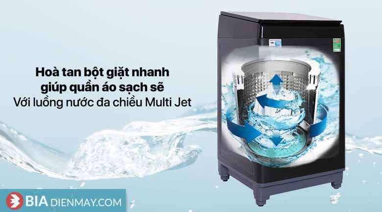 Máy giặt Aqua 10 kg AQW-F100GT(BK) - Chính hãng 
