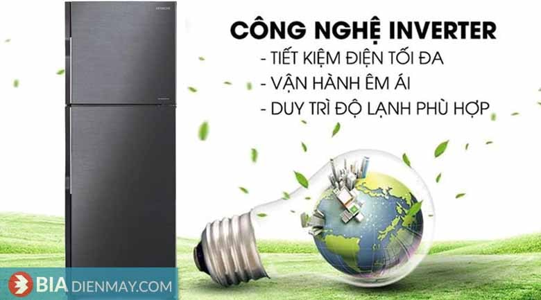 Tủ lạnh Hitachi inverter 203 lít R-H200PGV7(BBK) - Chính hãng