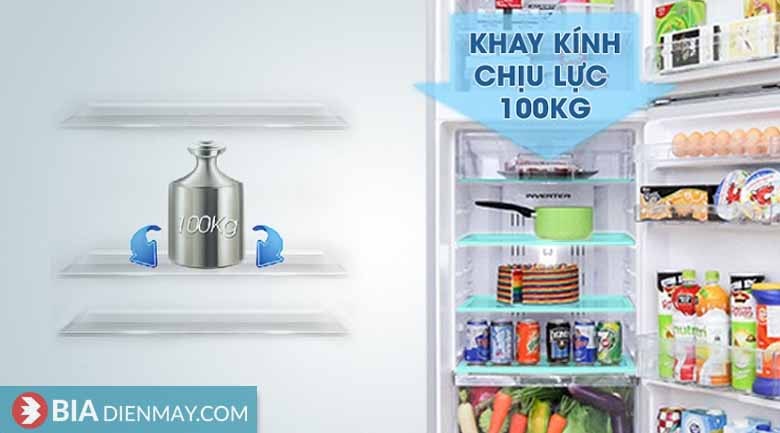 Tủ lạnh Hitachi inverter 203 lít R-H200PGV7(BBK) - Chính hãng