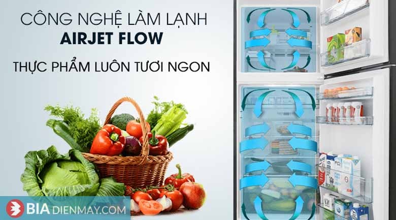 Tủ lạnh Hitachi inverter 203 lít R-H200PGV7(BBK) - Chính hãng
