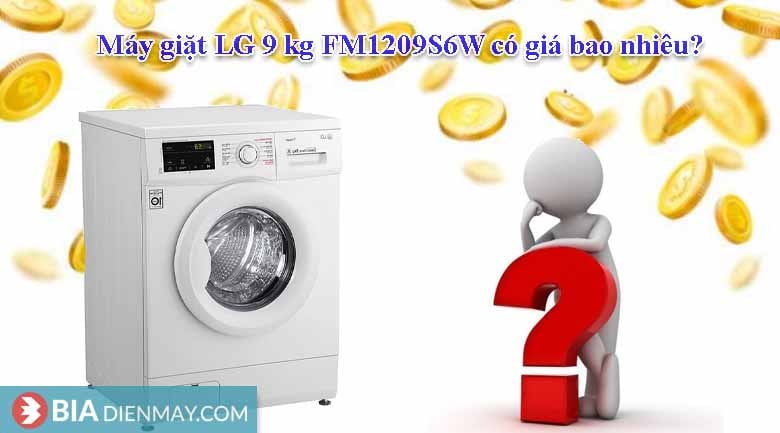 Review máy giặt LG inverter 9 kg FM1209S6W có tốt không?