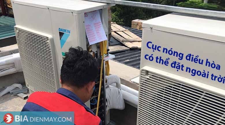 Điều hòa cây có cục nóng không?