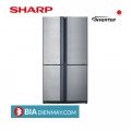 Tủ lạnh Sharp SJ-FX631V-SL 626 Lít J-Tech Inverter 4 cánh
