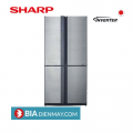 Tủ lạnh Sharp inverter 556 lít SJ-FX630V-ST - Chính hãng