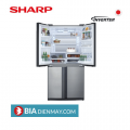Tủ lạnh Sharp inverter 556 lít SJ-FX630V-ST - Chính hãng