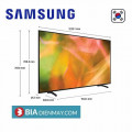 Smart Tivi Samsung 4K 55 inch UA55AU8100 - Model 2021