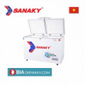 Tủ đông Sanaky inverter 270 lít VH-3699W3 - 1 ngăn đông, 1 ngăn mát