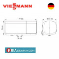 Bình nóng lạnh Viessmann 15 lít C2-S15