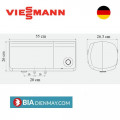 Bình nóng lạnh Viessmann 15 lít P2-S15