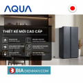 Tủ lạnh Aqua inverter 646 lít AQR-S682XA(SLB) - Model 2023