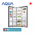 Tủ lạnh Aqua inverter 646 lít AQR-S682XA(SLB) - Model 2023